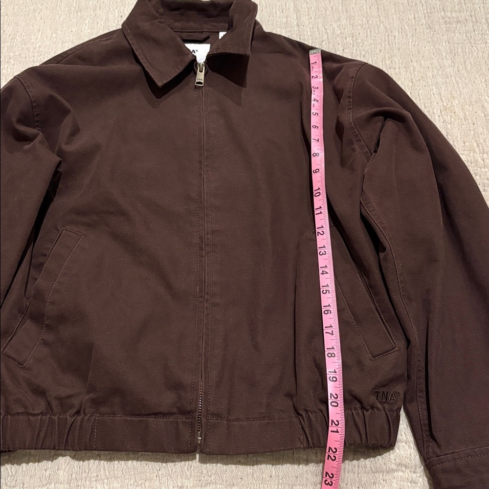 ARITZIA Tna Caddie Blouson Jacket in Rich Brown - Picture 8 of 10